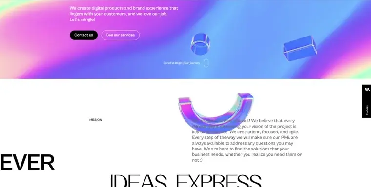 Holographic Agency 3D Design